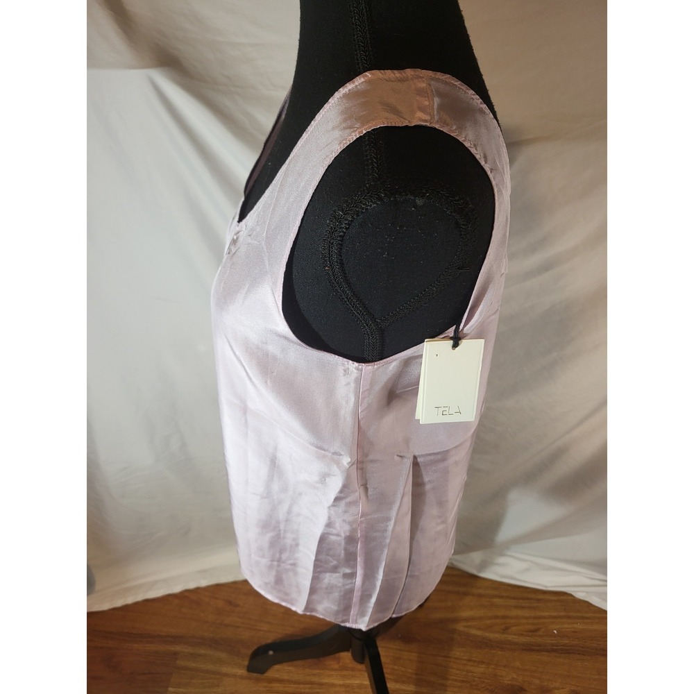 NWT Tela Soffio Tank Top Size 38 Light Purple - Picture 3 of 8